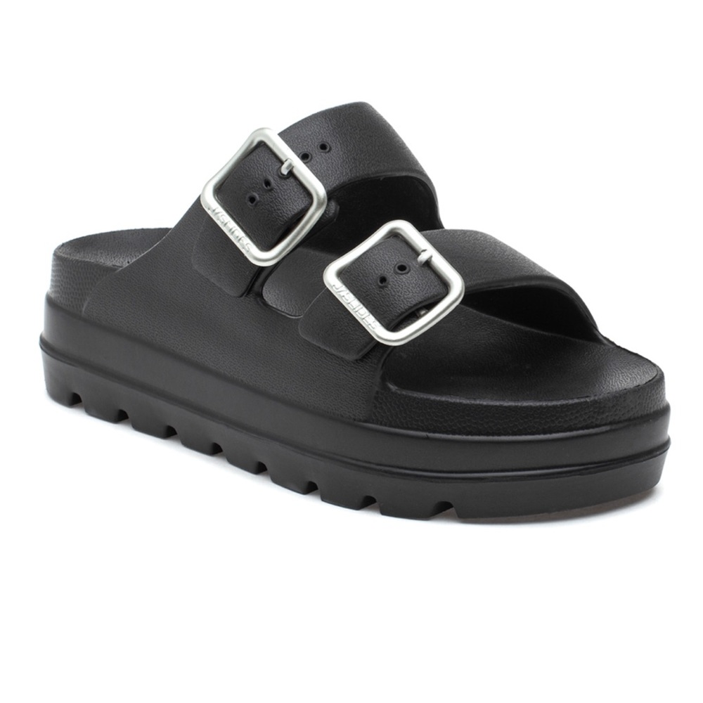 J/slides NYC Black Platform Slide